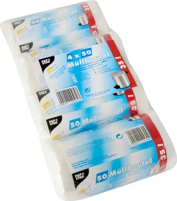 Obrázek produktu pro Papstar 12460, 35 l, Průhledná, Vysokohustotní polyethylen (HDPE), 690 mm, 550 mm, 200 kusů
