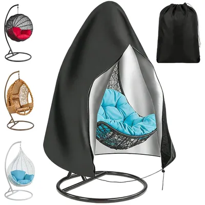 Productafbeelding van Solidchoice - Waterdichte Hangstoelhoes van 210D Oxford met Ritssluiting