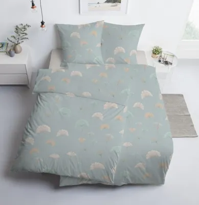 Produktbild von Estella ATELIER Bettwäsche Ginko Mako-Interlock-Jersey 100% Baumwolle bügelfrei