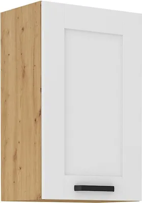 Produktbild von Küchenhängeschrank LAILI – Breite 45 cm, weiß / Artisan-Eiche