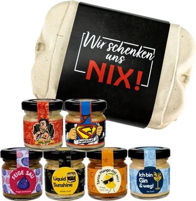 Produktbild von Eierschachtel "Wir schenken uns NIX"