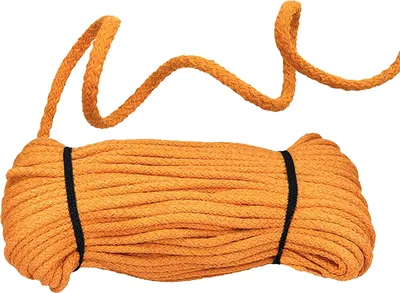 50m Baumwoll-Kordel geflochten 5 mm Baumwoll-Schnur Seil mango