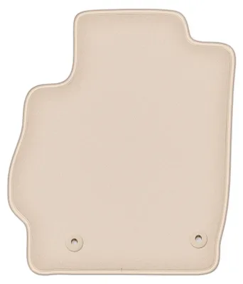 Produktbild von DURBAN Beige Velours-Fahrerfußmatte für Mazda 2 II Schrägheck (2007-2015)
