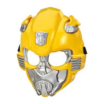 Produktbild von Hasbro F4644 Transformers Rise of the Beasts Bumblebee Autobots Maske mit Gummiband Gelb Silber Fasching Kostüm 25 cm
