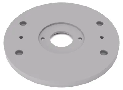 Immagine prodotto di PRIWAS piastra adattatrice XL compatibile con Einhell TP-RO 18 Li BL | piastra di scorrimento maggiorata per bussole di copiatura compatibile con fresatrici verticali Einhell