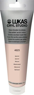 Obrázek produktu pro Lukas Cryl Studio Plastic Tube Akrylová barva Meruňka 125 ml 1 ks