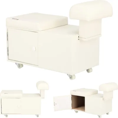 Obrázok produktu pre Kozmetická stolička pouf Pedikúra Podnožka