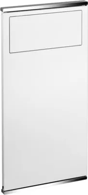 Image de Keuco Plan Integral Modul lavabo 1 326 x 625 x 143 mm à gauche avec collecteur de déchets - chromé/blanc laqué - 44988015101