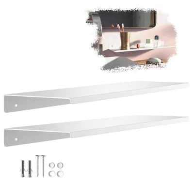 Produktbild von SOTECH Wandregal HOVER-V 450 x 130 x 30 mm weiß (2 Stück)
