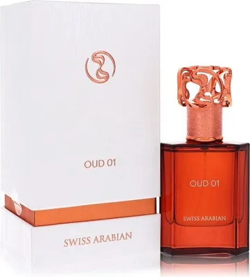 A perfume bottle and its box are displayed against a white background.