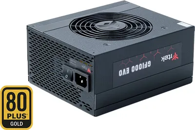 Produktbild von itek PBI1000, 1000 W, 100 - 240 V, Aktiv, 91,35%, Überstrom, Überlastung, Überspannung, Kurzschluß, Unterspannung, 24-pin ATX