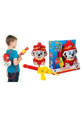 Produktbild von Wasserpistole mit Tankrucksack | Marshall oder andere | Paw Patrol | Wasserspritzpistole