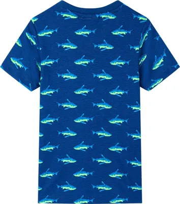 Produktbild von vidaXL Kinder-T-Shirt Dunkelblau 140