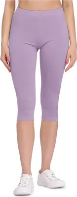 Image de Leggings 3/4 pour femme Bellivalini en viscose BLV50-148 (violet clair, XL)