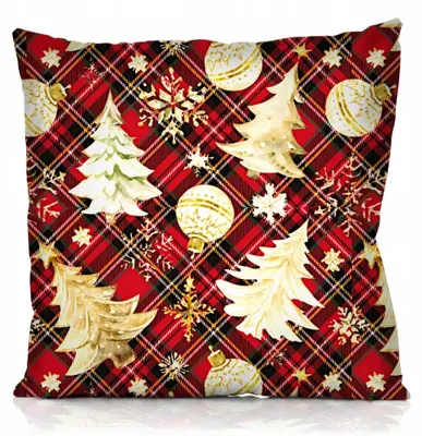 Produktbild von eStilex Samtkissenbezug 45x45 Weihnachten Dekokissen 21153