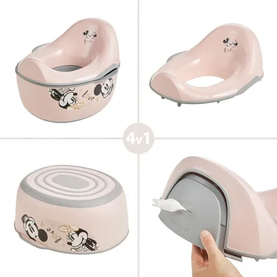 Obrázok produktu pre KEEEPER Detský nočník 4v1 "Minnie", ružový