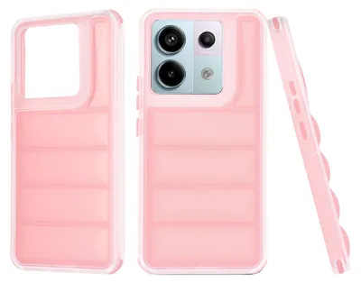Produktbild von Techsuit Wave Shield Back Cover Hülle für Xiaomi Redmi Note 13 Pro 5G / Xiaomi Poco X6 - Rosa