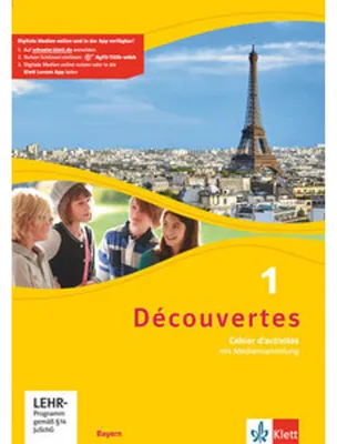 Produktbild von Découvertes 1. Cahier d'activités mit Mediensammlung 1. Lernjahr. Bayern ab 2017