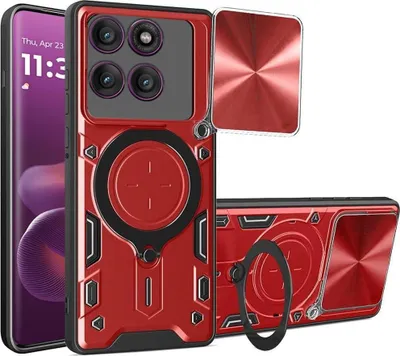 Zdjęcie produktu dla Techsuit etui CamGuard do Motorola Edge 60 Pro - Czerwony KP38488