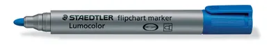 Zdjęcie produktu dla Marker Lumocolor flipchart okrągły Staedtler niebieski