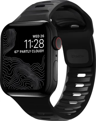 Zdjęcie produktu dla Nomad Sport Strap M/L, Black - Apple Watch 49Mm/46Mm/45Mm/44Mm/42Mm