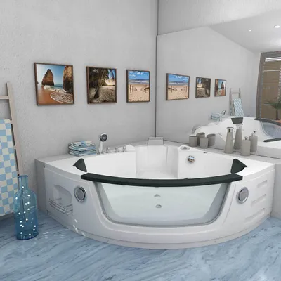 Produktbild von Whirlpool Pool Badewanne  Wanne W05R-TH-SC 140x140cm