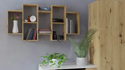 Produktbild von HŠngeregale, Artisan Eiche, 129,5 x 65 x 20 cm