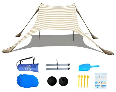 Produktbild von Strandzelt Pop-Up 2 x 2,1 m - UV-Schutz UPF 50+ - Winddicht - Tragbar