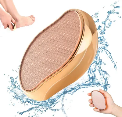 Produktbild von 2in1 Nano Glas Hornhautentferner - Hochwirksame Hornhautfeile für samtweiche Füsse - Professionelle Fußpflege sicher & schnell Zur Hornhautentfernung