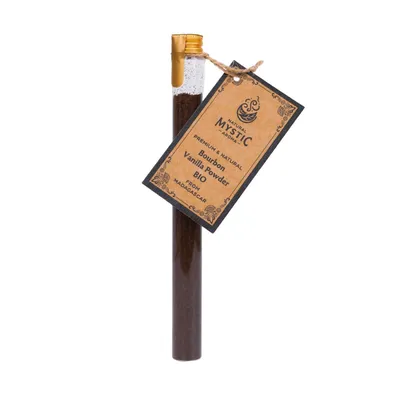 Produktbild von Bourbon Vanillepulver - 20 g - Cremig-Süßer Geschmack - Madagaskar - Klasse A - Glasfläschchen - Reine Vanille