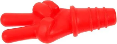 Produktbild von Weinverschluss Silikon Dekorativ - 9,5 cm Rot
