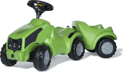 Produktbild von Rolly Toys Set Babyrutscher mit Anhänger rollyMinitrac Deutz Agrokid