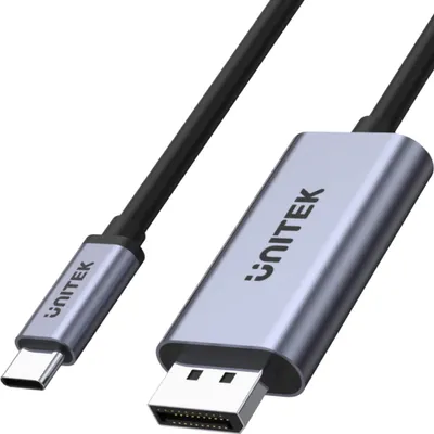 Obrázok produktu pre Káblový menič pohlavia UNITEK V1409A USB-C DisplayPort čierny, sivý