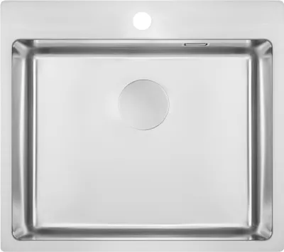 Produktbild von Einbauspüle aus Stahl mit einem Becken