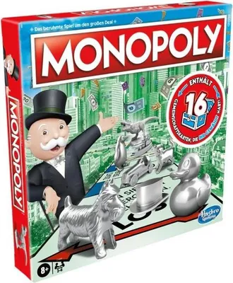 Produktbild von Monopoly Brettspiel, Brettspiel, Wirtschaftliche Simulation, 8 Jahr(e)