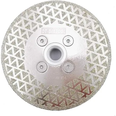 Immagine prodotto di Disco diamantato da 105 mm, attacco M14, per taglio e levigatura, ideale per piastrelle, granito e marmo