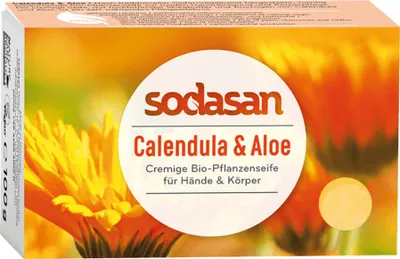 Obrázok produktu pre SODASAN mydlo nechtík a aloe 100 g