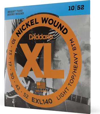 Produktbild von D'Addario EXL140 Nickel Wound E-Gitarrensaiten, Light Top/Heavy Bottom, 10-52