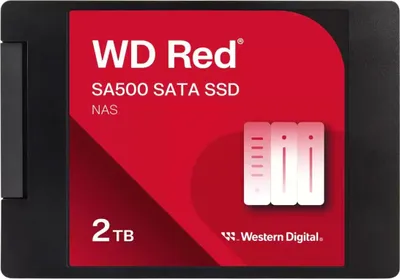 Produktbild von WD Red SA500 WDS200T2R0A - SSD - 2 TB - intern - 2.5" (6.4 cm) - SATA 6Gb/s