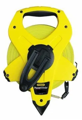Glasfaser-Messband STANLEY 100 m x 12,7 mm Powerwinder