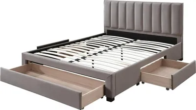 Obrázok produktu pre Čalúnená posteľ GRACE 140x200 béžová