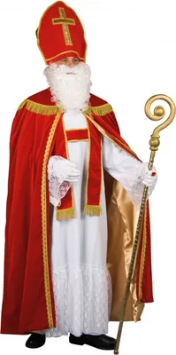Produktbild von Bischofsgewand komplett Weihnachtsmann Nikolaus Kostüm