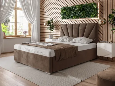 Produktbild von AYLA kontinentales Bett mit einem Behälter 180x200 cm  French Velvet 683
