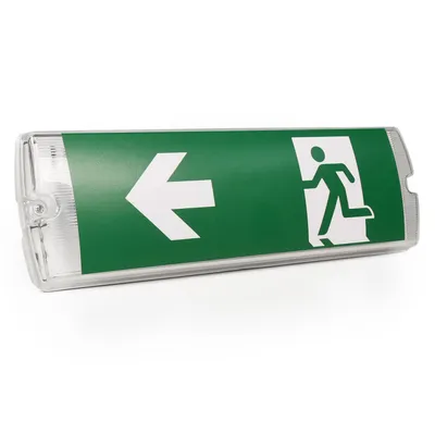 Produktbild von LED Fluchtwegleuchte | Exit Schild | 230V Notausgangsschild | McShine "FL-511", Wandmontage, IP65, 25m Erkennungsreichweite