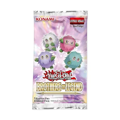 Produktbild von Yu-Gi-Oh! Brüder der Legende Booster DE