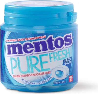 Produktbild von Mentos Kaugummi Pure Fresh frische Minze 8 x 100 Gramm Lakritz