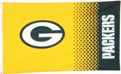Produktbild von Green Bay Packers Fahne Logo, 152 x 91 cm