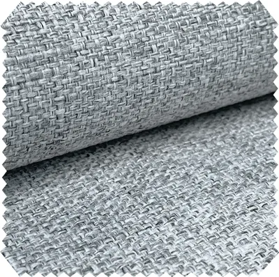 Produktbild von novely® MUDAU - Grob Gewebter Polsterstoff - Melierter Möbelstoff mit Flachgewebe - Pflegeleichte Meterware 1lfm - Farbe: DH-80 Hellgrau