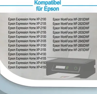 Produktbild von 4er Pack Druckerpatronen 603 603XL kompatibel mit Epson XP-2105