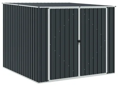 Imagen del producto de Cobertizo de jardín acero galvanizado antracita 195x198x159 cm